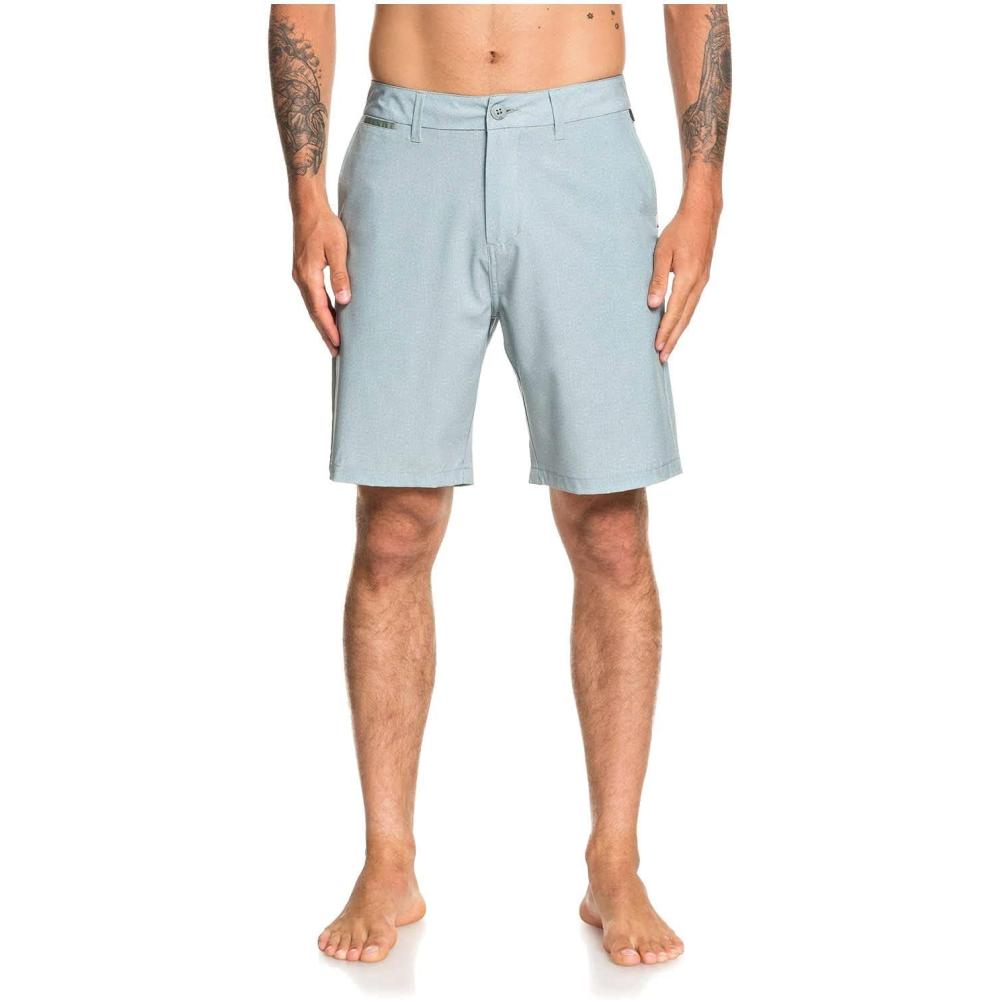 imageQuiksilver Mens Union Amphibian 20 Inch Water Friendly Hybrid Short 2844Chinois Green