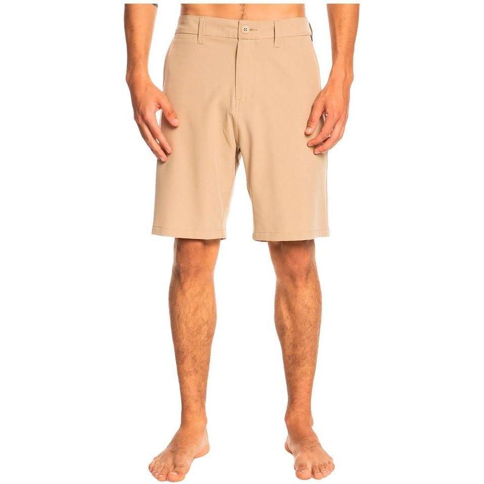 imageQuiksilver Mens Union Amphibian 20 Inch Water Friendly Hybrid Short 2844Cornstalk