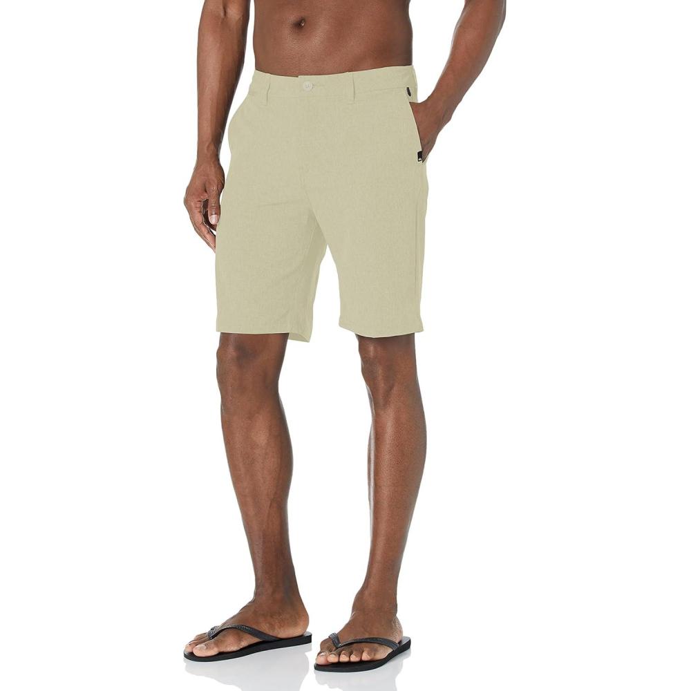 imageQuiksilver Mens Union Amphibian 20 Inch Water Friendly Hybrid Short 2844Desert Sage