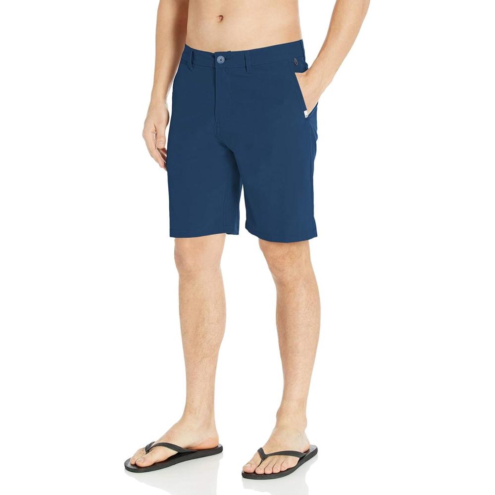 imageQuiksilver Mens Union Amphibian 20 Inch Water Friendly Hybrid Short 2844Navy Blazer
