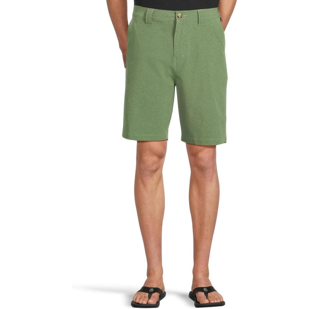 imageQuiksilver Mens Union Amphibian 20 Inch Water Friendly Hybrid Short 2844Seaweed Green