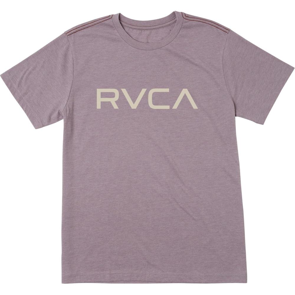 imageRVCA Mens Red Stitch Graphic Crew TShirtGray Ridge