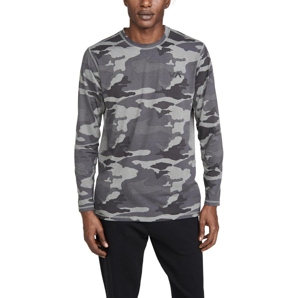 imageRVCA Mens Sport Vent Long Sleeve Crew Neck TShirtCamo