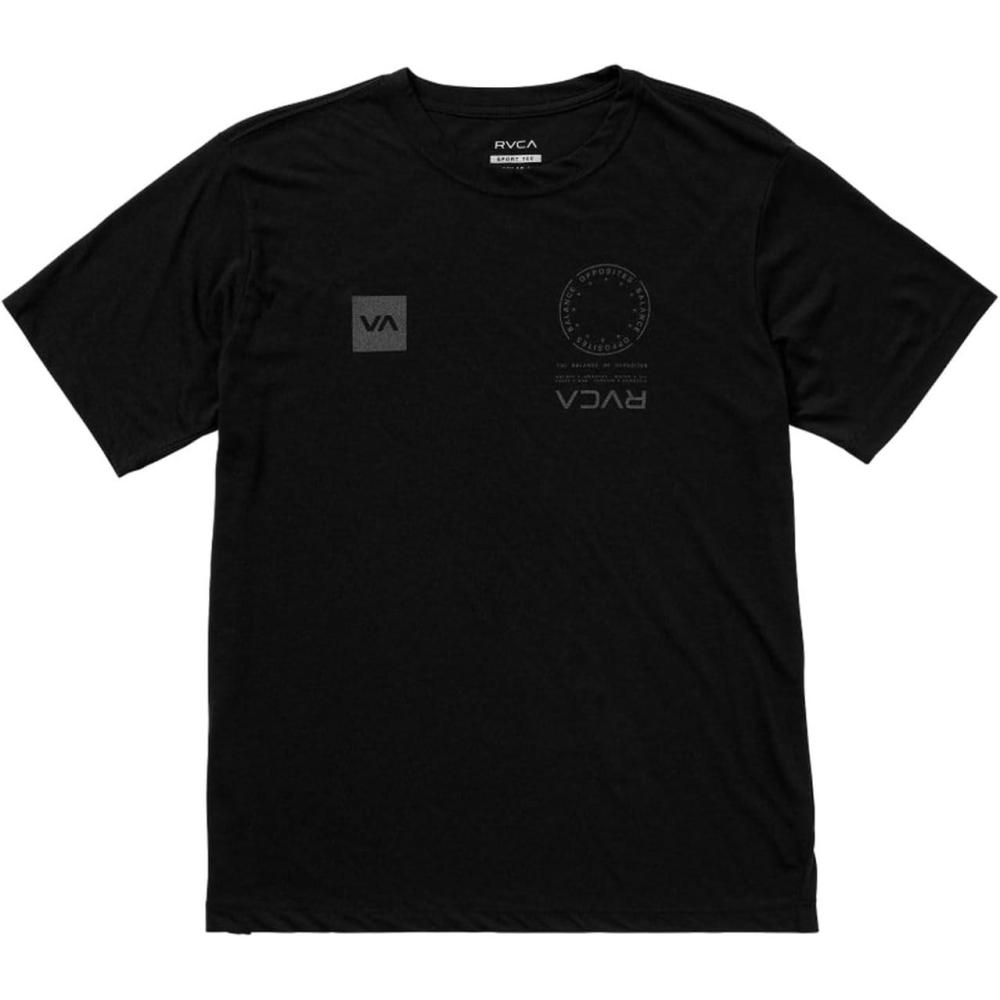 imageRVCA Mens VA Blur Short SleeveVa MarkBlack 2