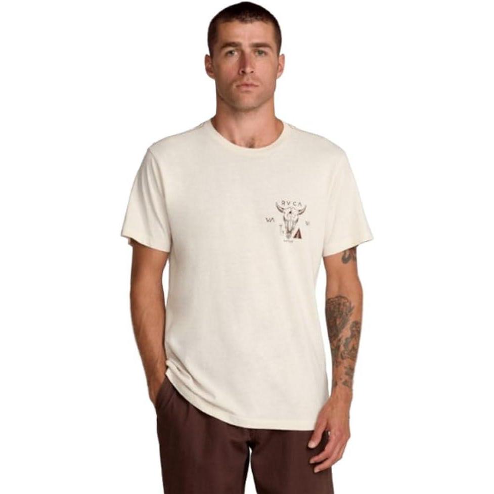 imageRVCA Mens Va All The Way Short SleeveMatus Bison  Ceramic