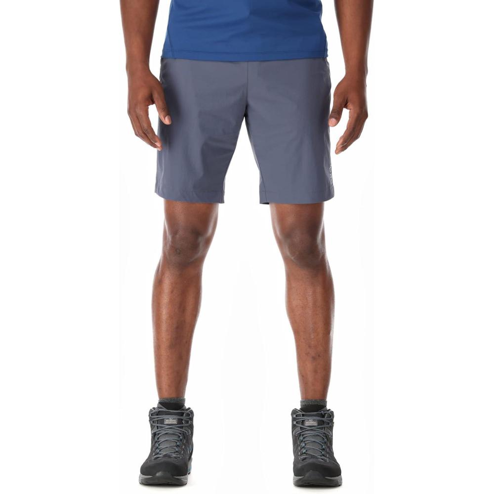 imageRab Mens Momentum Shorts QuickDrying Lightweight Active Shorts for Hiking Trekking ampamp ClimbingSteel