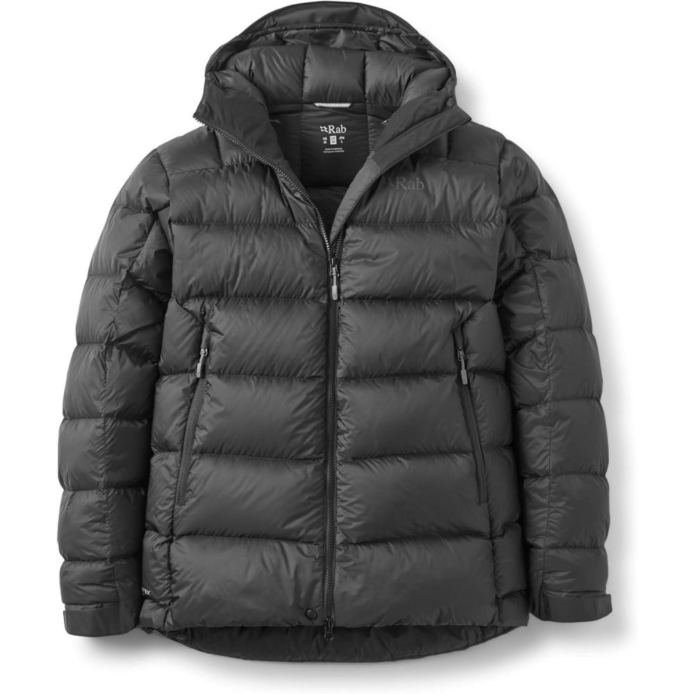 imageRab Mens Neutrino Pro Hoody Lightweight Warm Down Coat for Climbing ampamp MountaineeringBlack