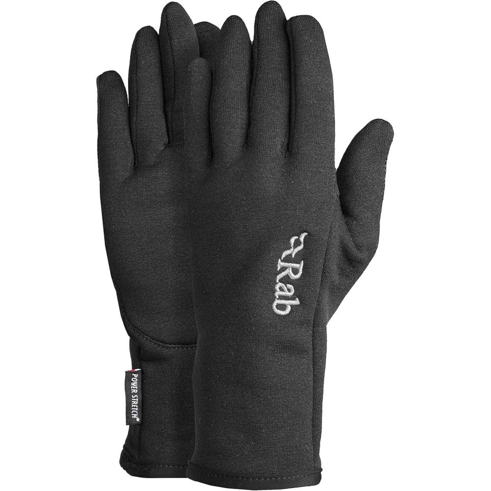 imageRab Mens Power Stretch Pro Lightweight Gloves for Hiking and SkiingBlack