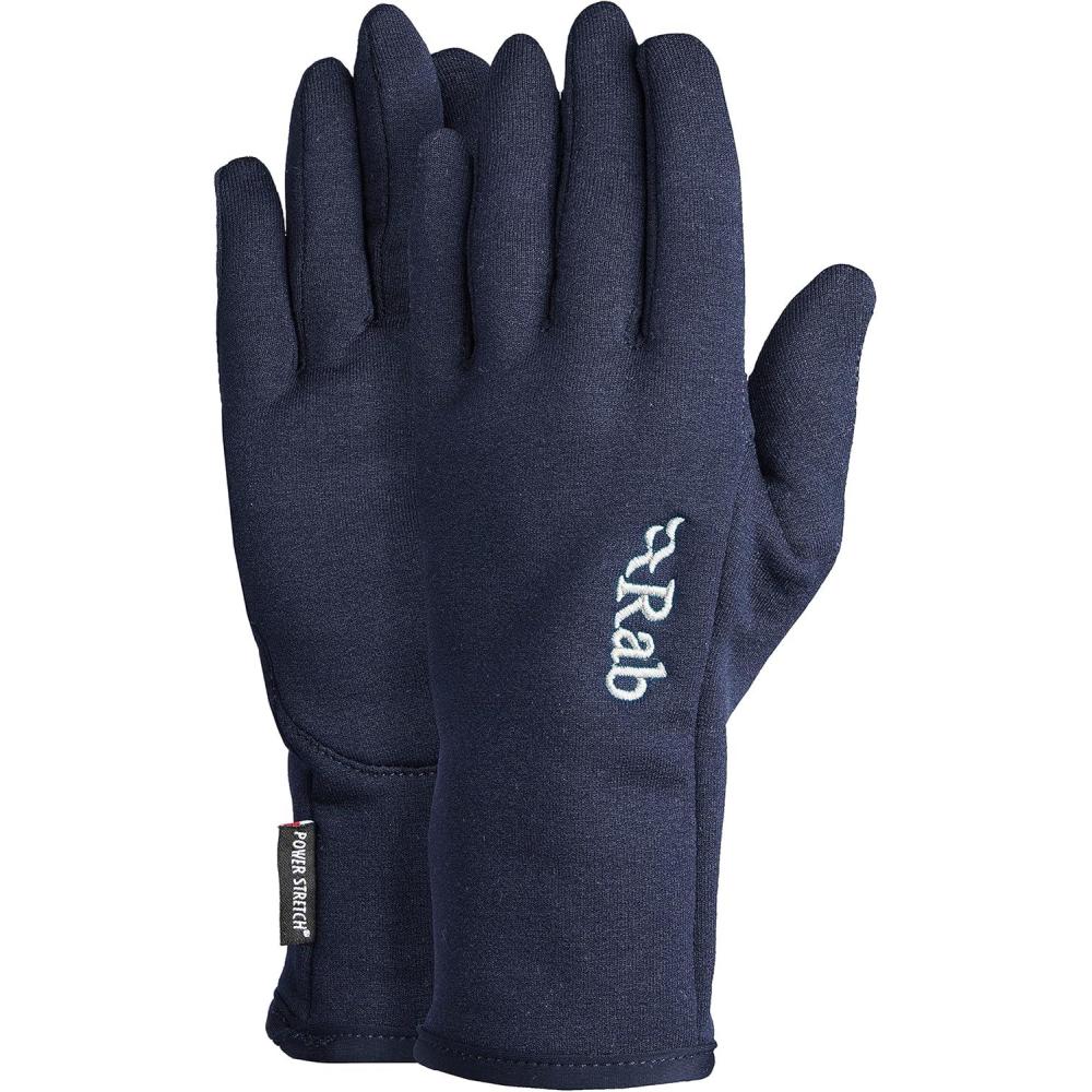 imageRab Mens Power Stretch Pro Lightweight Gloves for Hiking and SkiingDeep Ink