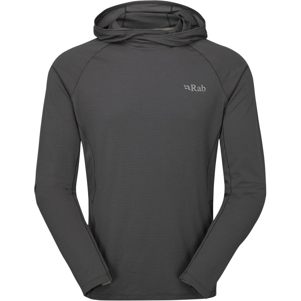 imageRab Mens Sonic Hoody  Lightweight Breathable Baselayer Shirt for Hiking ampamp Trail RunningGraphene