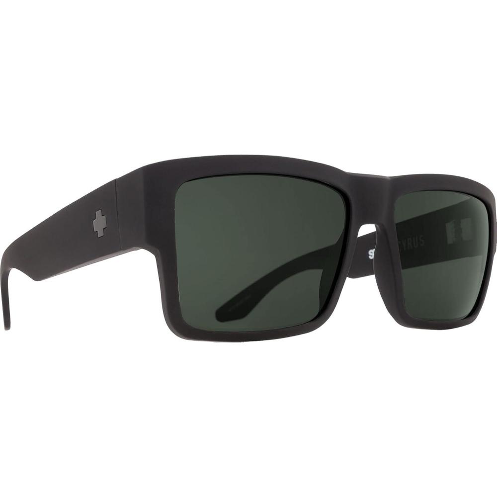 imageSPY Optic Cyrus Square Sunglasses Color and Contrast Enhancing LensesBlack