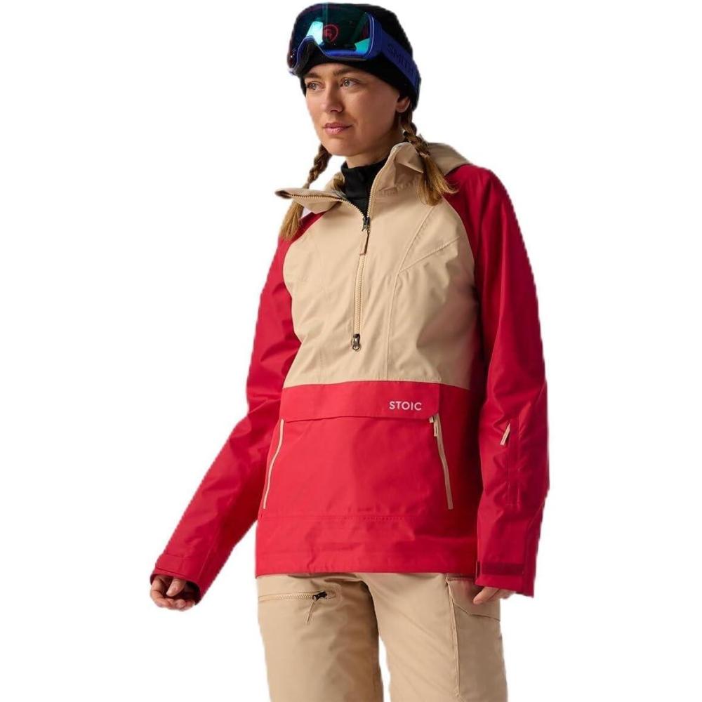 imageStoic Shell Anorak  WomensPebbleLollipopJester Red