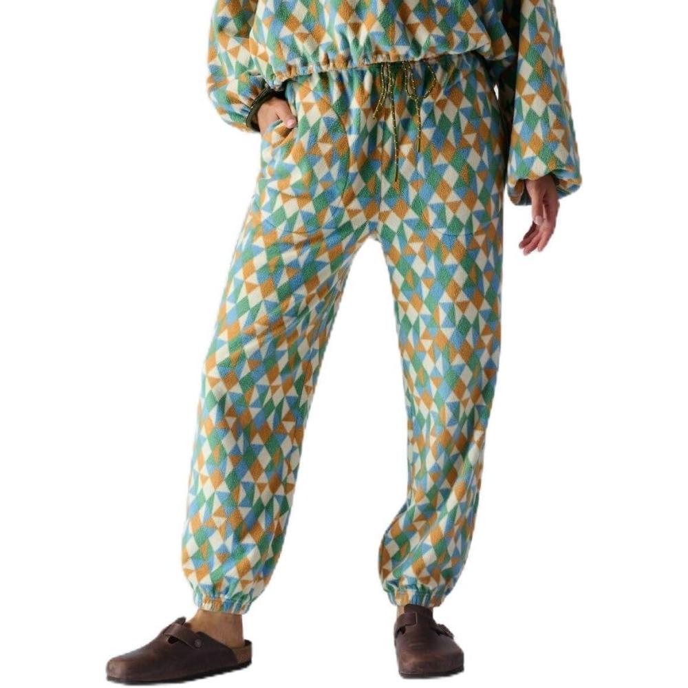 imageTHE GREAT Outdoors The Trek Sweatpant  WomensMaple Wood Diamond Geo