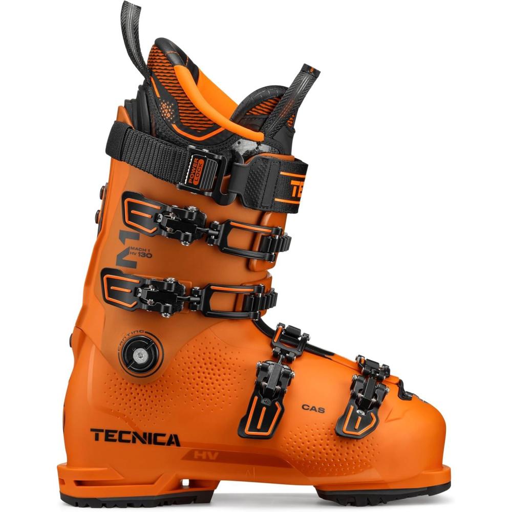 imageTecnica Mach1 HV 130 All MountainHigh Performance Mens Downhill Ski BootIcon Orange