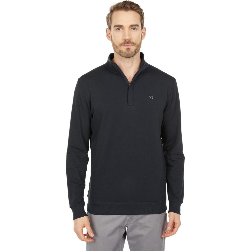imageTravisMathew mens Cloud Quarter Zip 20Black