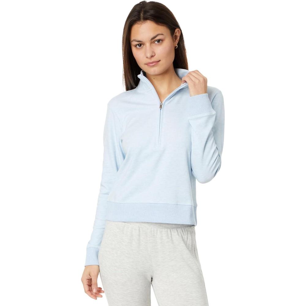 imageTravisMathew womens Cloud 12 ZipHeather Kentucky Blue