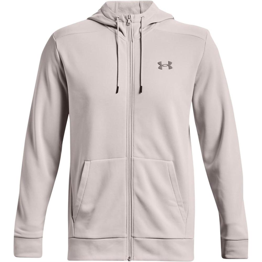 imageUnder Armour Mens Armourfleece Full Zip Hoodie592 Ghost Gray Pewter