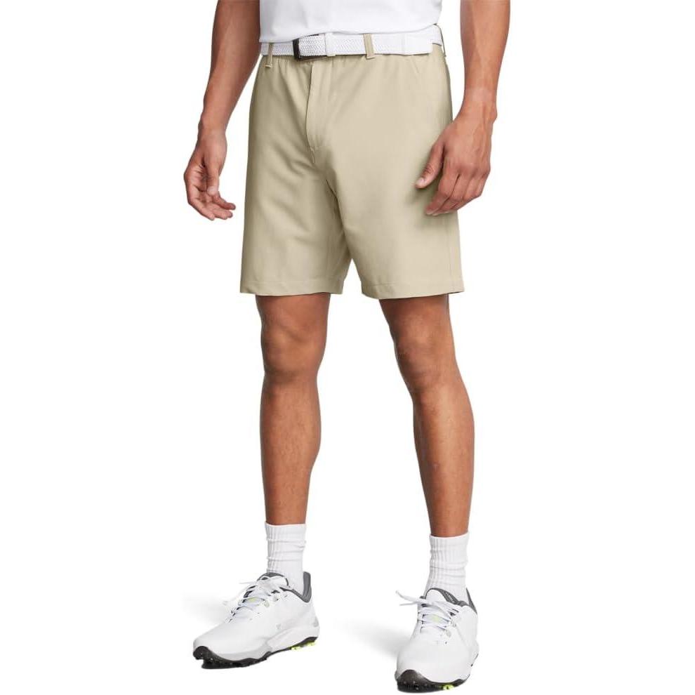 imageUnder Armour Mens Drive 8 Inch Shorts289 Khaki Base Halo Gray