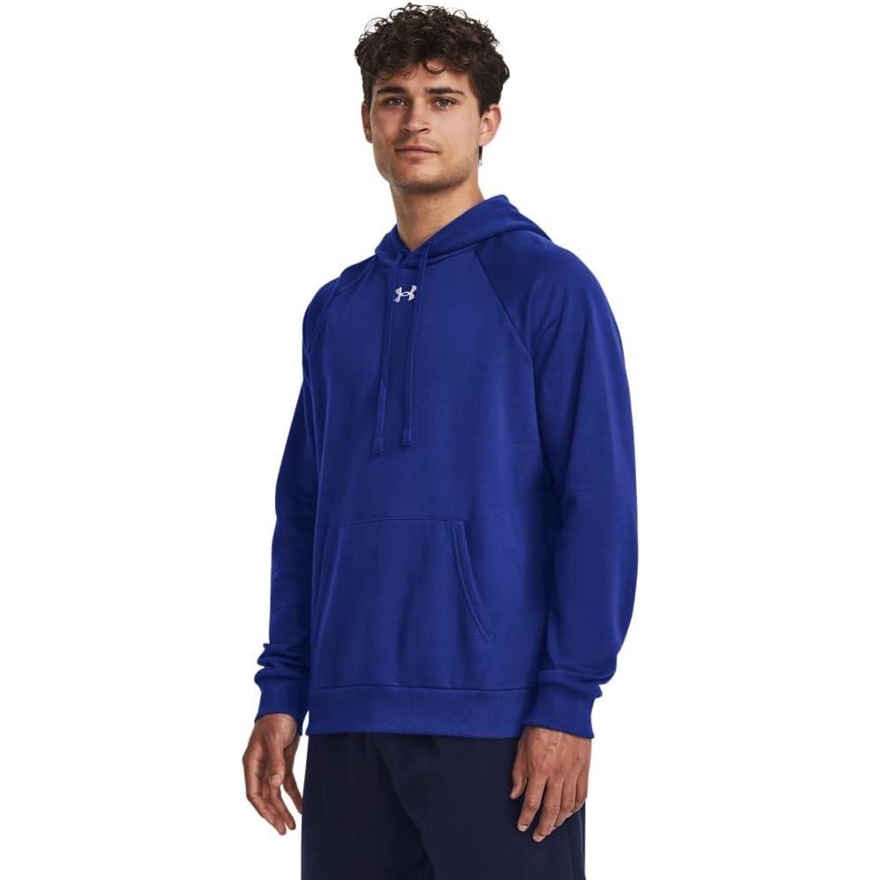 imageUnder Armour Mens Rival Fleece Sportstyle Logo Hoodie400 Royal White