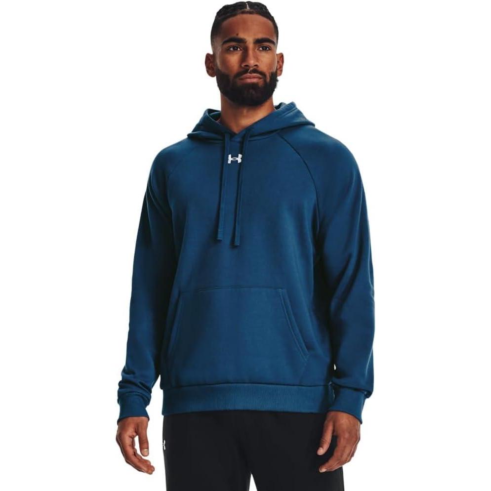imageUnder Armour Mens Rival Fleece Sportstyle Logo Hoodie426 Varsity Blue White