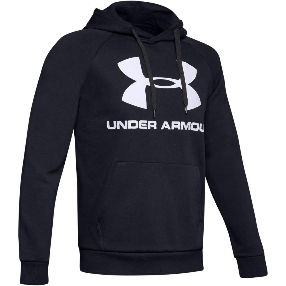 imageUnder Armour Mens Rival Fleece Sportstyle Logo HoodieBlack