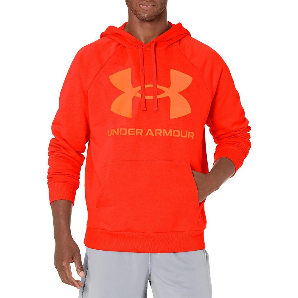 imageUnder Armour Mens Rival Fleece Sportstyle Logo HoodiePhoenix Fire 296Phoenix Fire