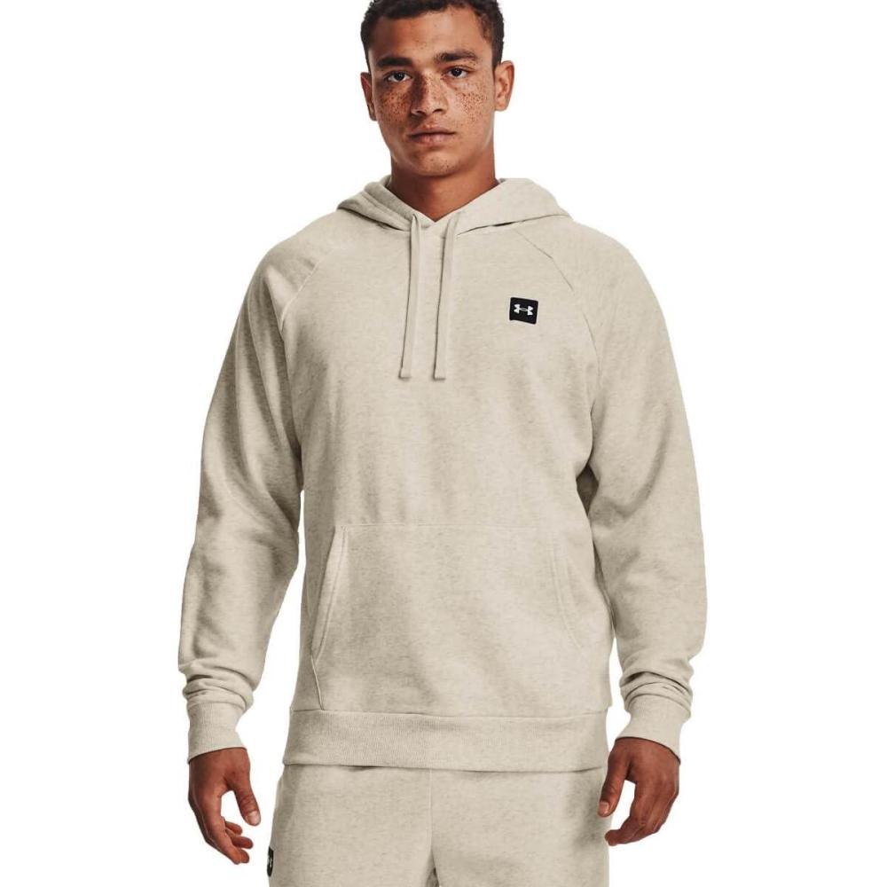 imageUnder Armour Mens Rival Fleece Sportstyle Logo HoodieStone 279Brown