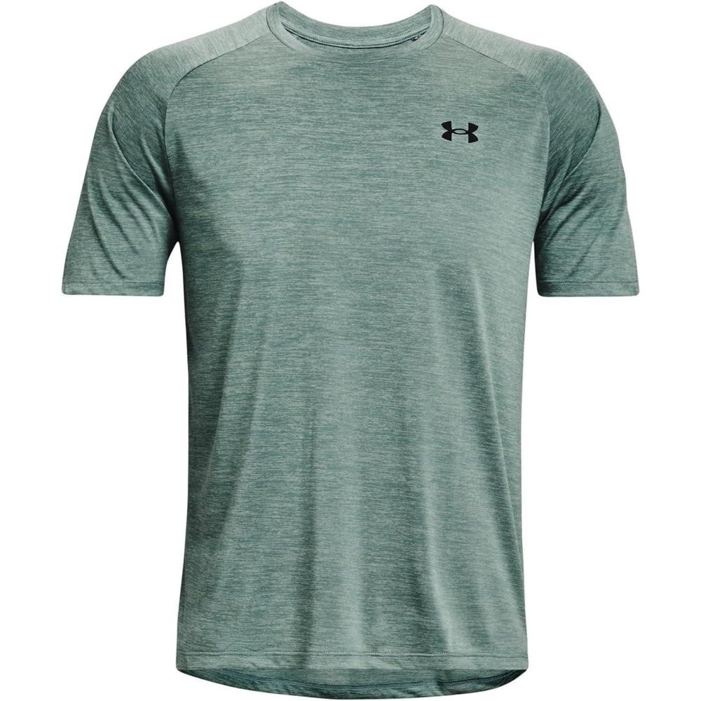 imageUnder Armour Mens Tech 20 ShortSleeve TShirt177 Fresco Green   Black