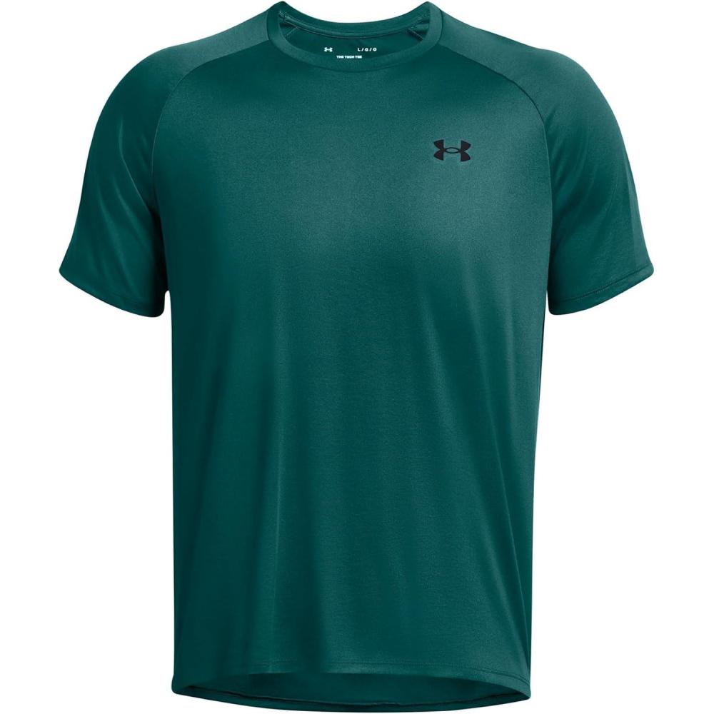 imageUnder Armour Mens Tech 20 ShortSleeve TShirt449 Hydro Teal Black