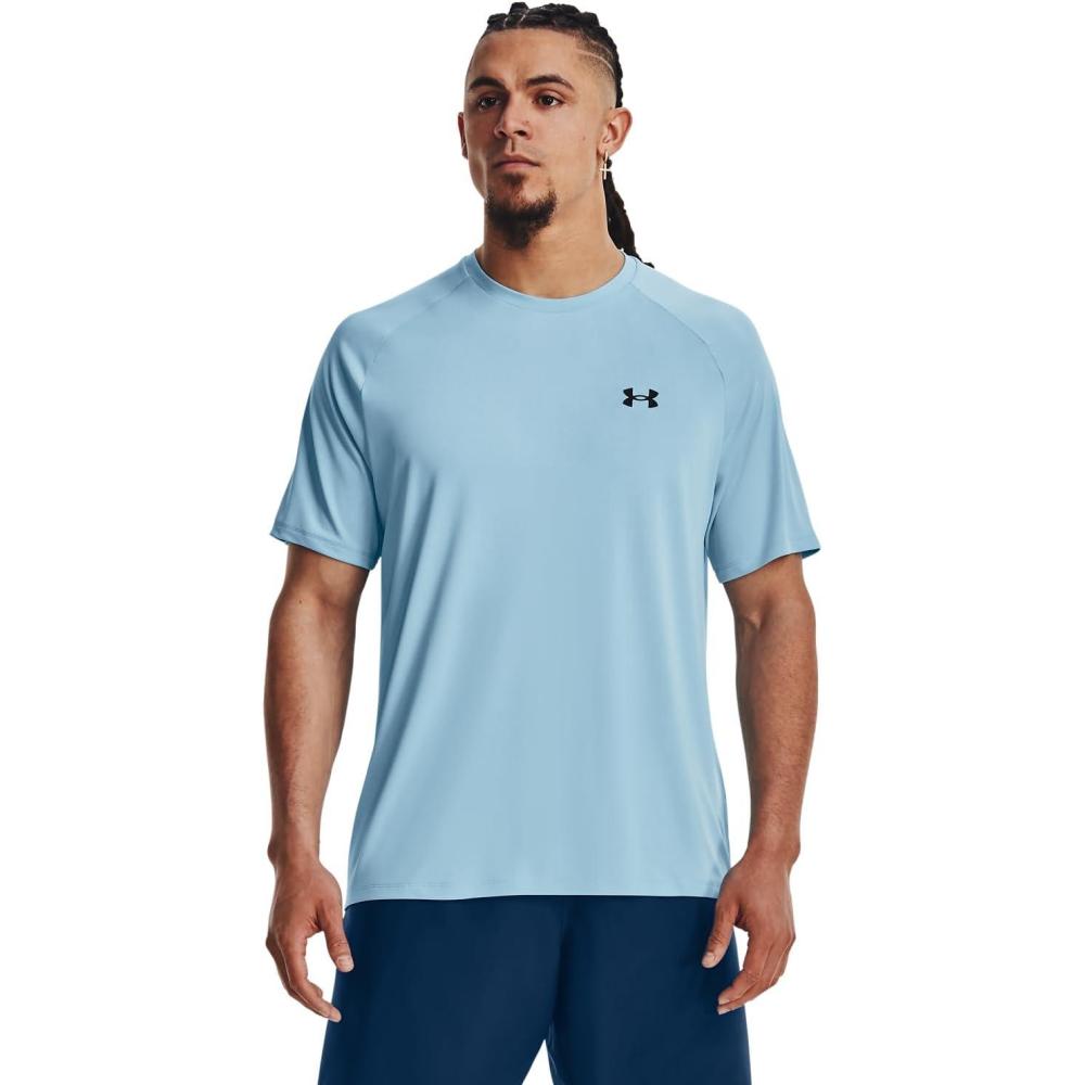 imageUnder Armour Mens Tech 20 ShortSleeve TShirt490 Blizzard   Black