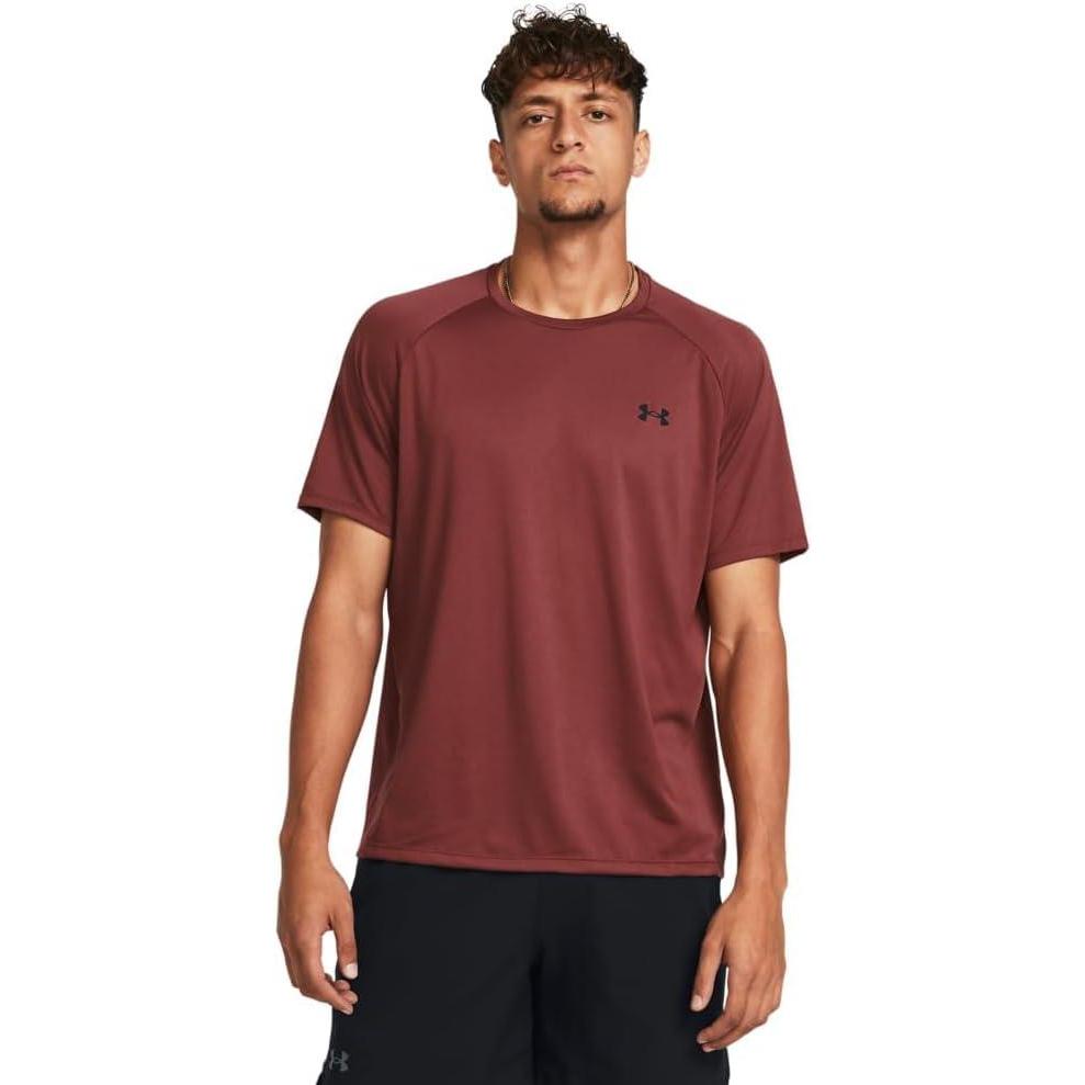 imageUnder Armour Mens Tech 20 ShortSleeve TShirt689 Cinna Red   Black