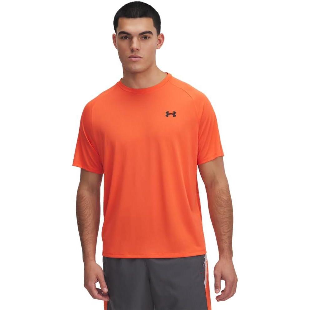 imageUnder Armour Mens Tech 20 ShortSleeve TShirt847 Fire   Black