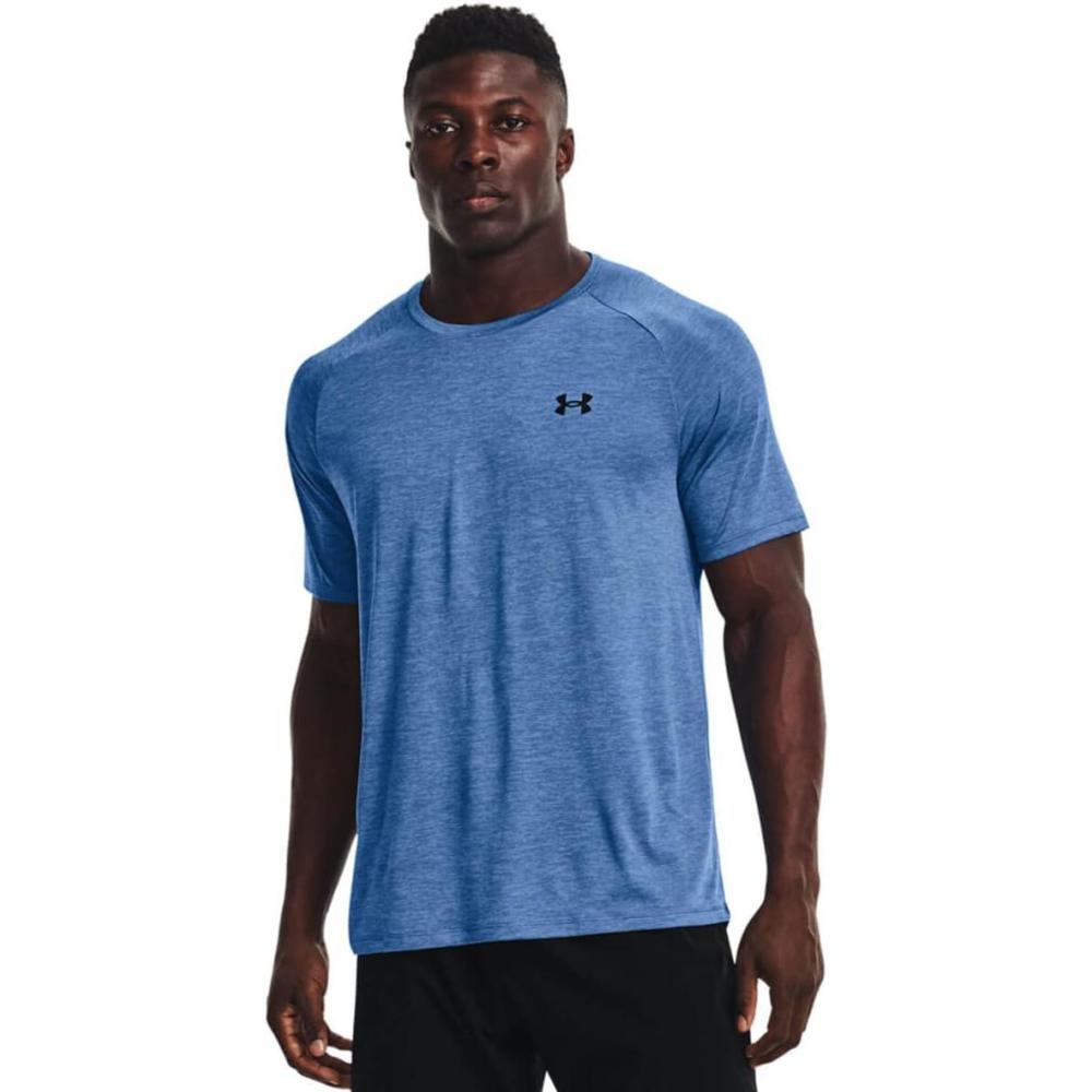 imageUnder Armour Mens Tech 20 ShortSleeve TShirtVictory Blue 474Black