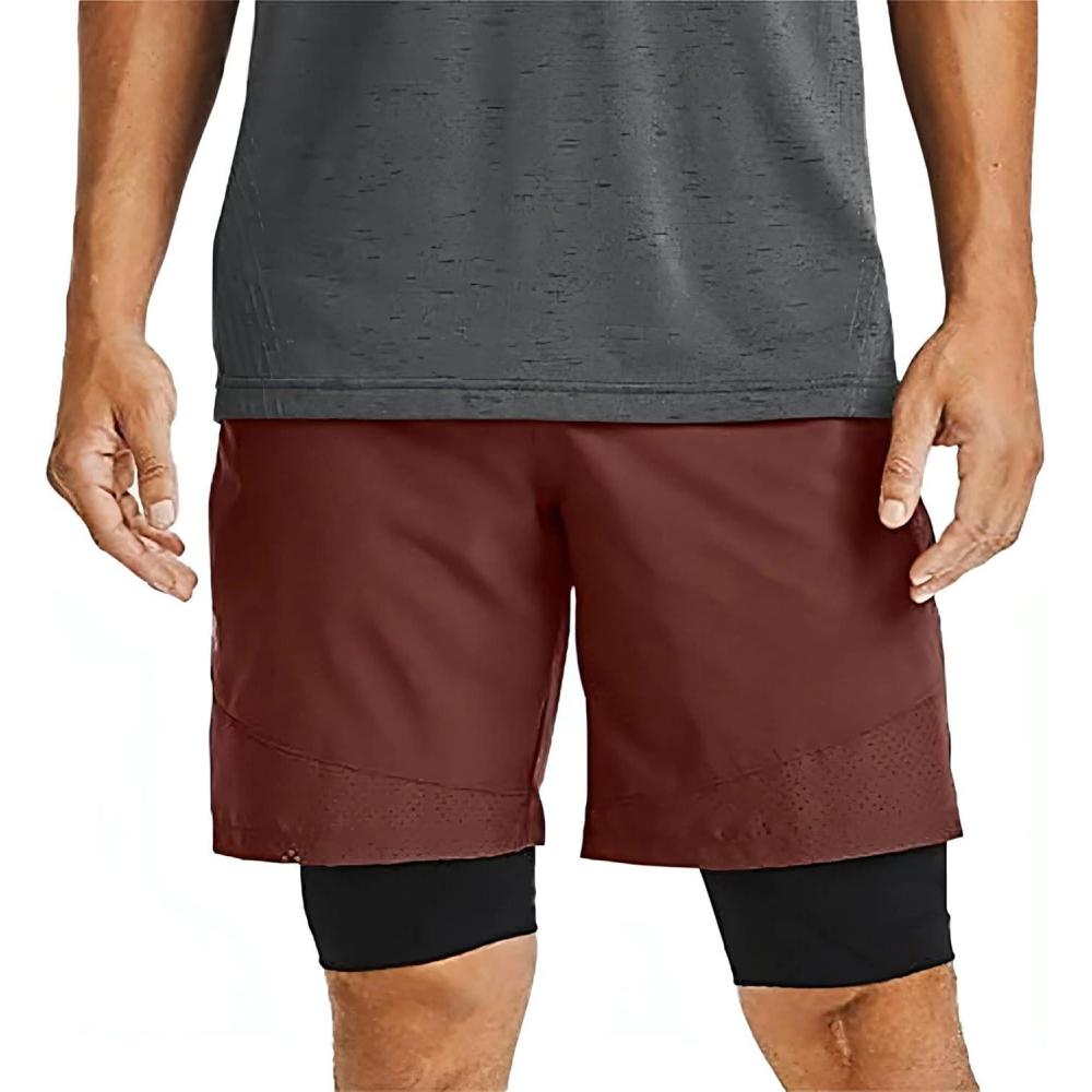 imageUnder Armour Mens Vanish Woven ShortsCinna Red 688Black