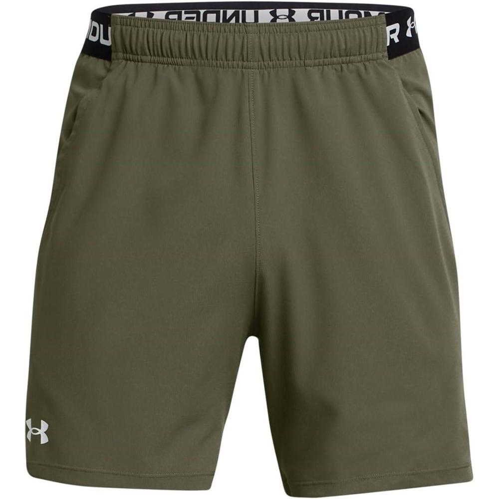 imageUnder Armour Mens Vanish Woven ShortsMarine Od Green  White  392