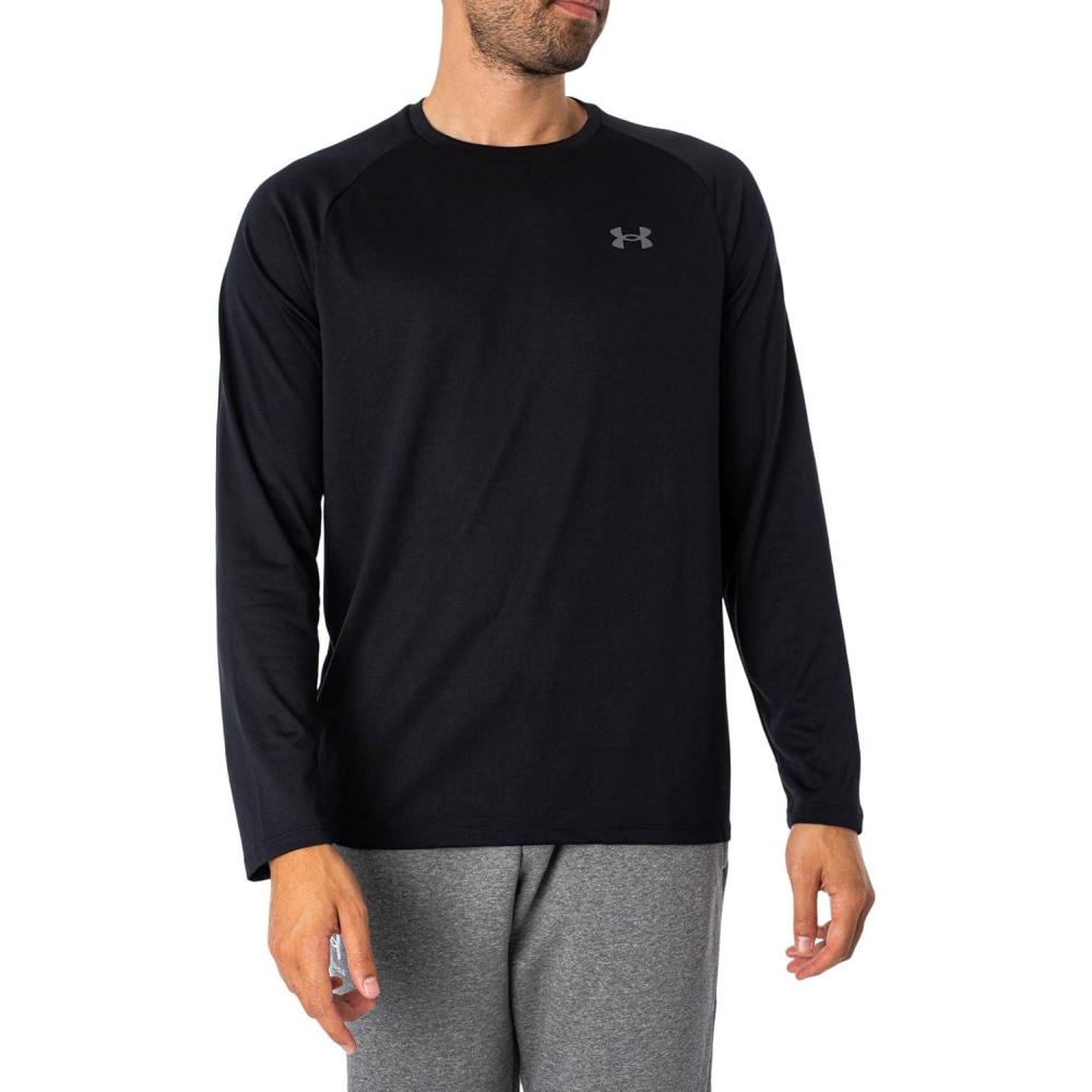 imageUnder Armour mens Tech 20 Long Sleeve TshirtBlack 001Graphite
