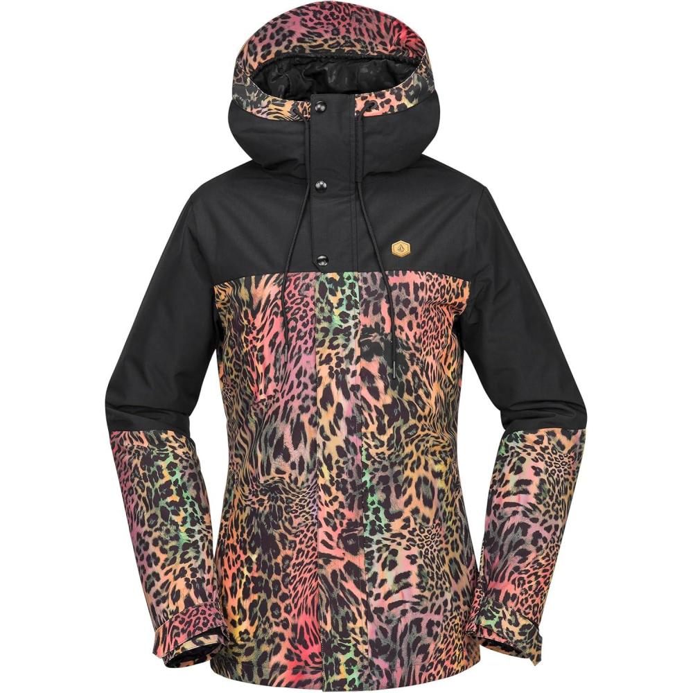 imageVolcom Womens Bolt Insulated Snowboard Ski Winter Hooded JacketAcid S5