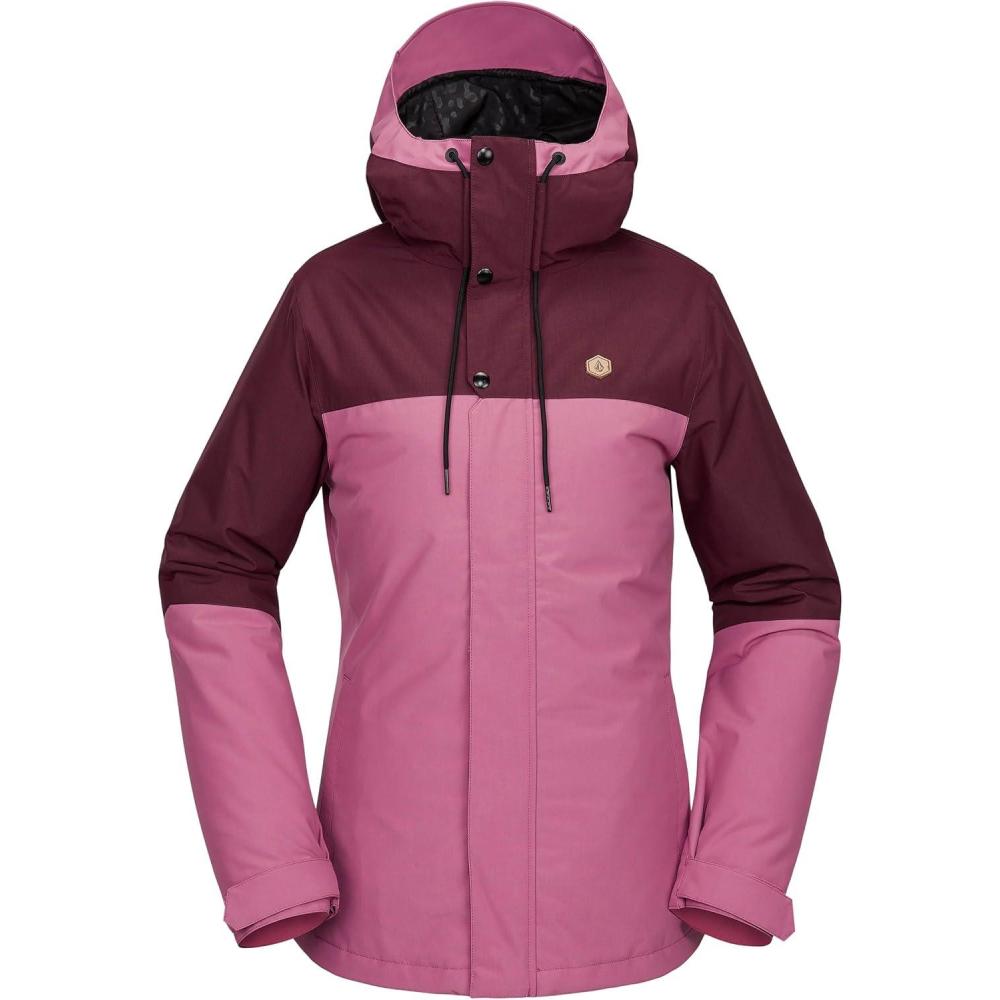 imageVolcom Womens Bolt Insulated Snowboard Ski Winter Hooded JacketBlurred Violet