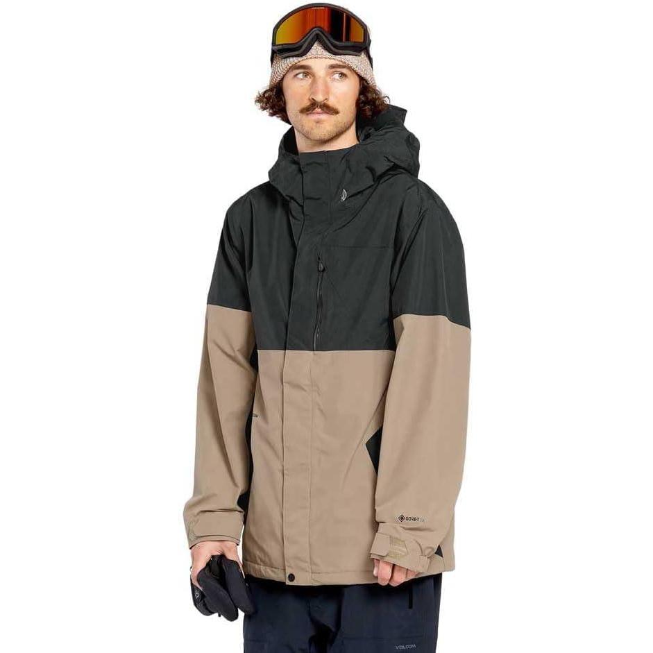 imageVolcom mens L Insulated Goretex JacketChestnut Brown