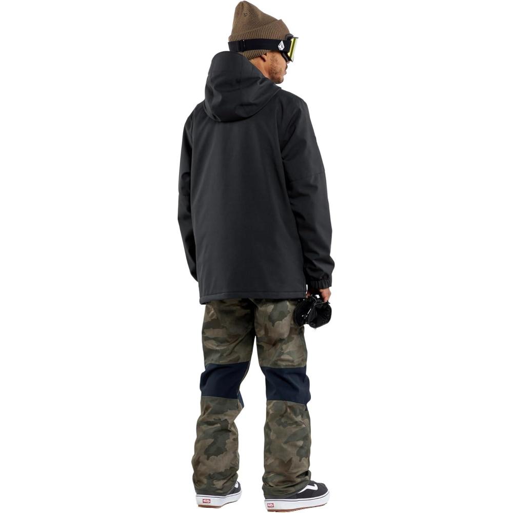 imageVolcom mens Roan Bib Overall Snowboard PantCloudwash Camo S4