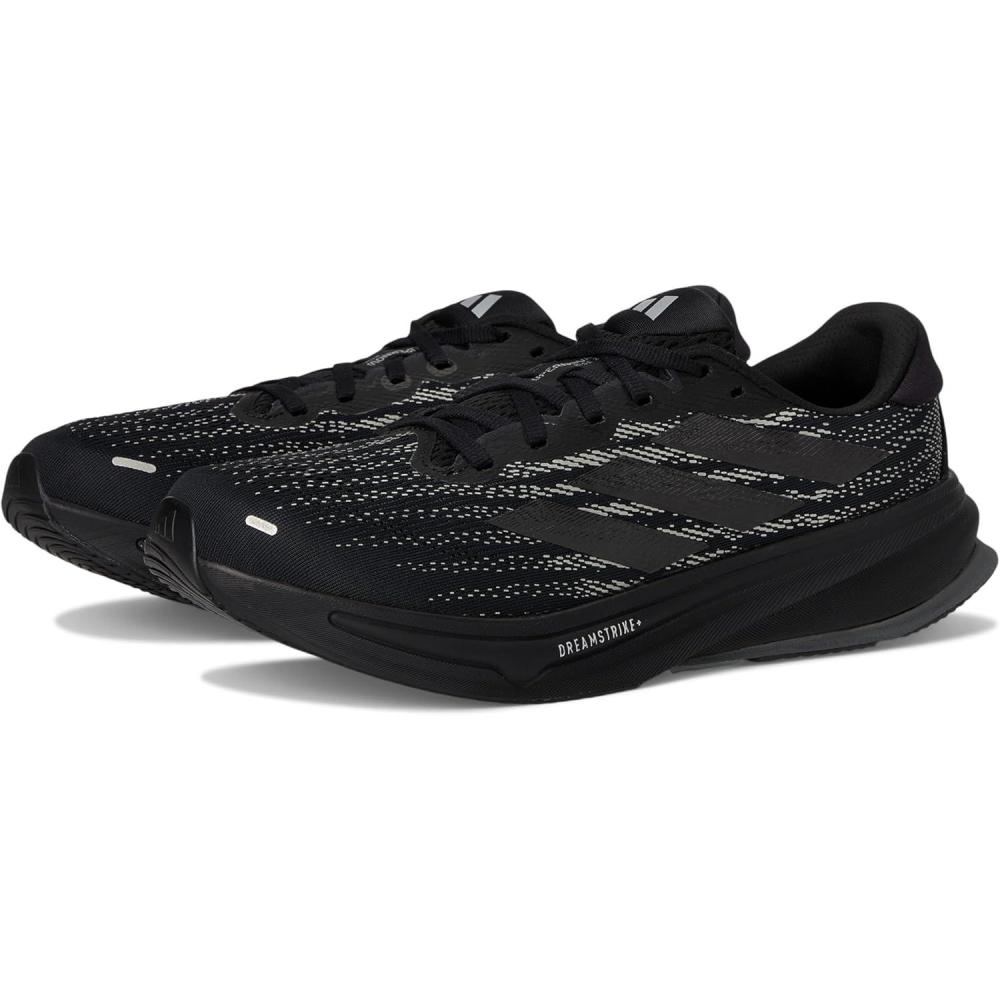 imageadidas Mens Supernova Rise 2 Running Shoes SneakerBlackBlackSilver Metallic