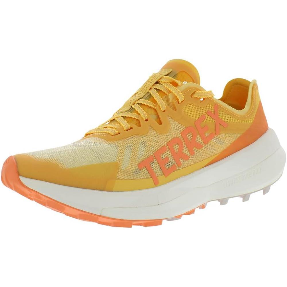 imageadidas Womens Terrex Agravic 3 Trail Running Shoes SneakerSilver GreenWhiteLinen Green