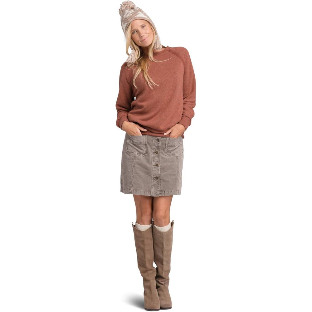 imageprAna  Womens Cozy Up SweatshirtChai Heather