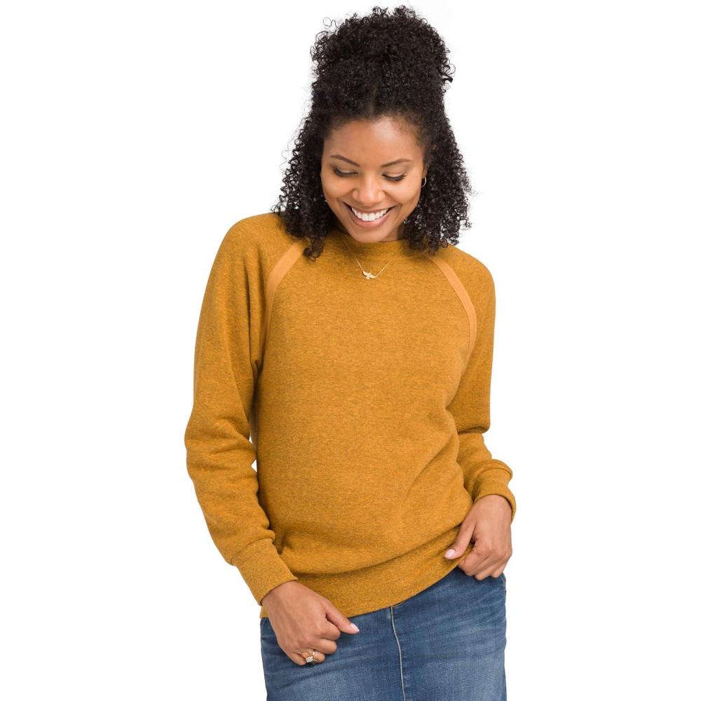imageprAna  Womens Cozy Up SweatshirtCopper Sand Heather