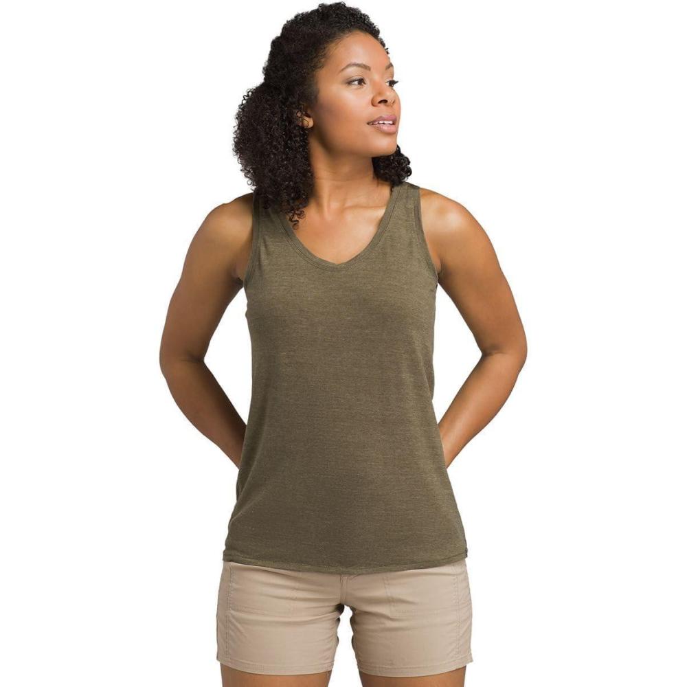 imageprAna Womens Cozy Up TankCargo Green Heather