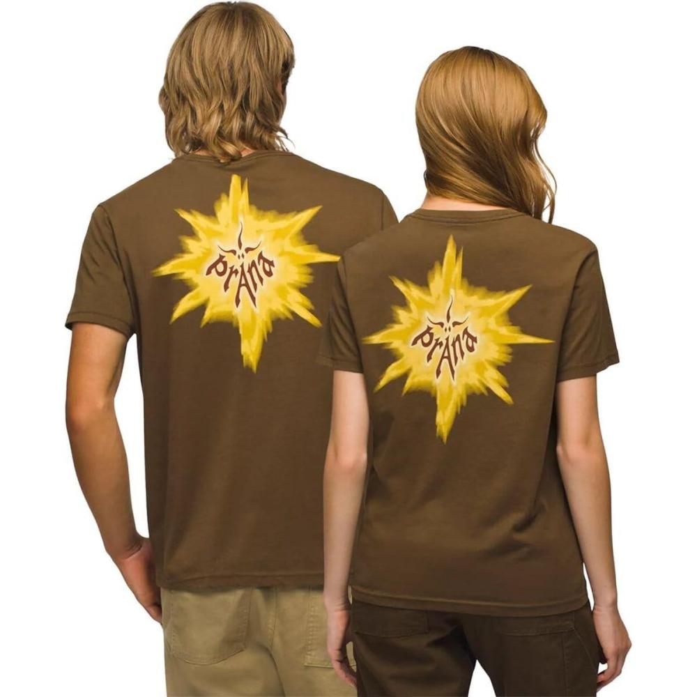 imageprAna Mens Heritage Graphic Ss TeeRich Earth Splat