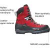 Alpina Sports Alaska Leather Backcountry Cross Country Nordic Ski Boots(Red)