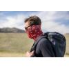 BUFF CoolNet UV Neck Gaiter, UPF 50 Sun Protection, Breathable, Versatile, Quick Dry Face Mask, Multi-Colored, Adult Size(Santana Red)