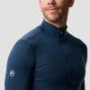 Backcountry, Cedars RWS Merino Mid-Wt Baselayer 1/4-Zip Top – Men’s(Midnight Blue)