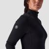 Backcountry, Cedars RWS Merino Mid-Wt Baselayer 1/4-Zip Top – Women’s(Black)